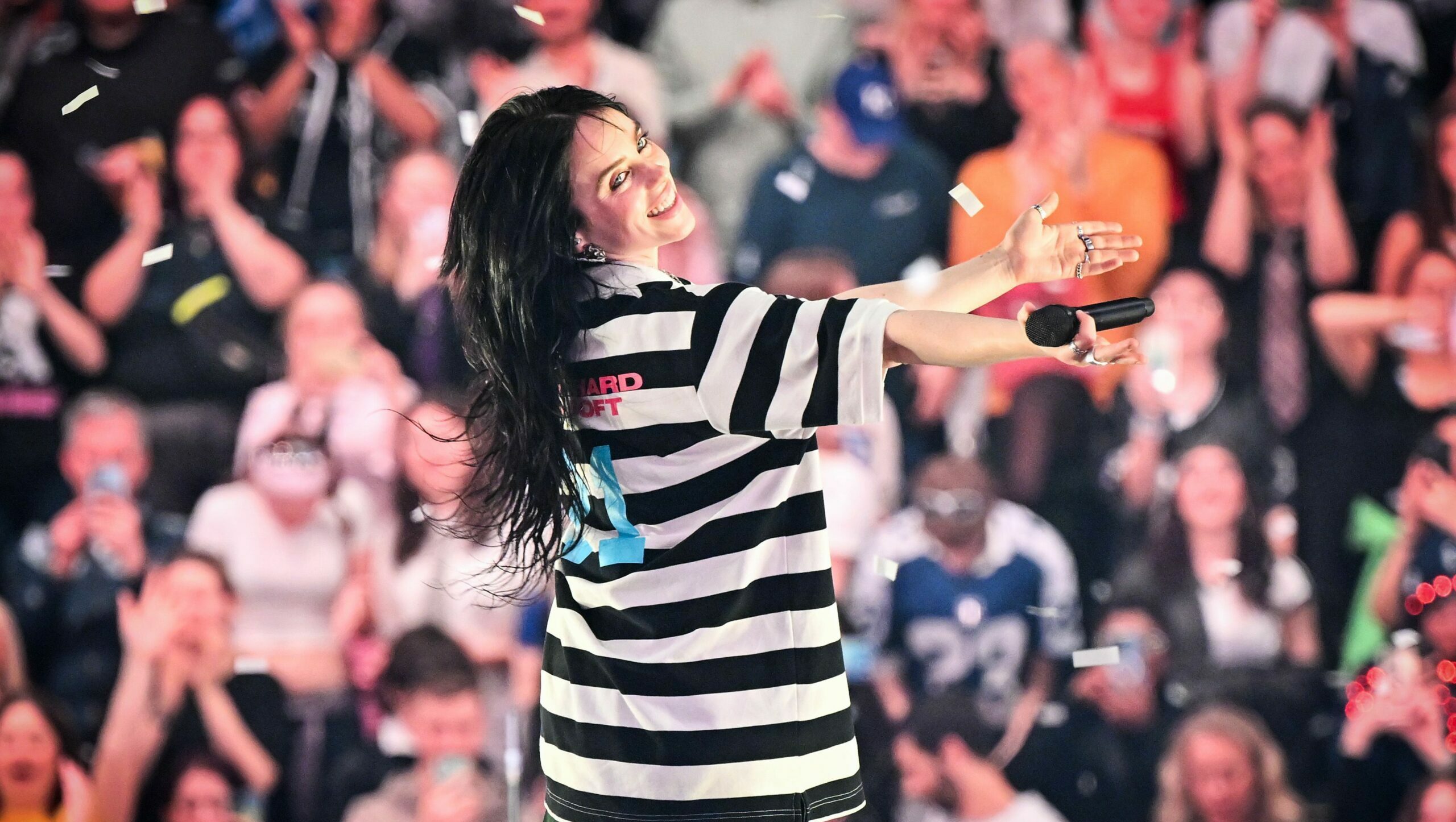 Billie Eilish, hier noch bei einem Konzert in Schweden, hat in Berlin komplett umgehauen